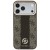Etui Guess 4G with Stripe Round and Classic Logos MagSafe do Apple iPhone 18 Pro / 17 Pro brązowy