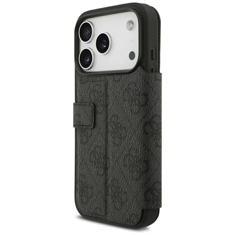 Etui Guess Book 4G Metal Logo do Apple iPhone 18 Pro / 17 Pro czarny