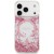Etui Guess Resin Bottom Glitter MagSafe do Apple iPhone 18 Pro / 17 Pro różowy