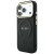 Etui Guess Saffiano Peony & Ring MagSafe do Apple iPhone 18 Pro / 17 Pro czarny