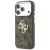 Etui Guess 4G & Big Strass Logo do Apple iPhone 18 Pro Max / 17 Pro Max brązowy