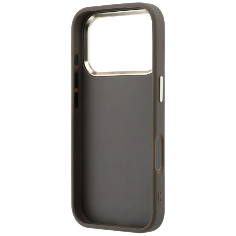 Etui Guess 4G & Big Strass Logo do Apple iPhone 18 Pro Max / 17 Pro Max brązowy