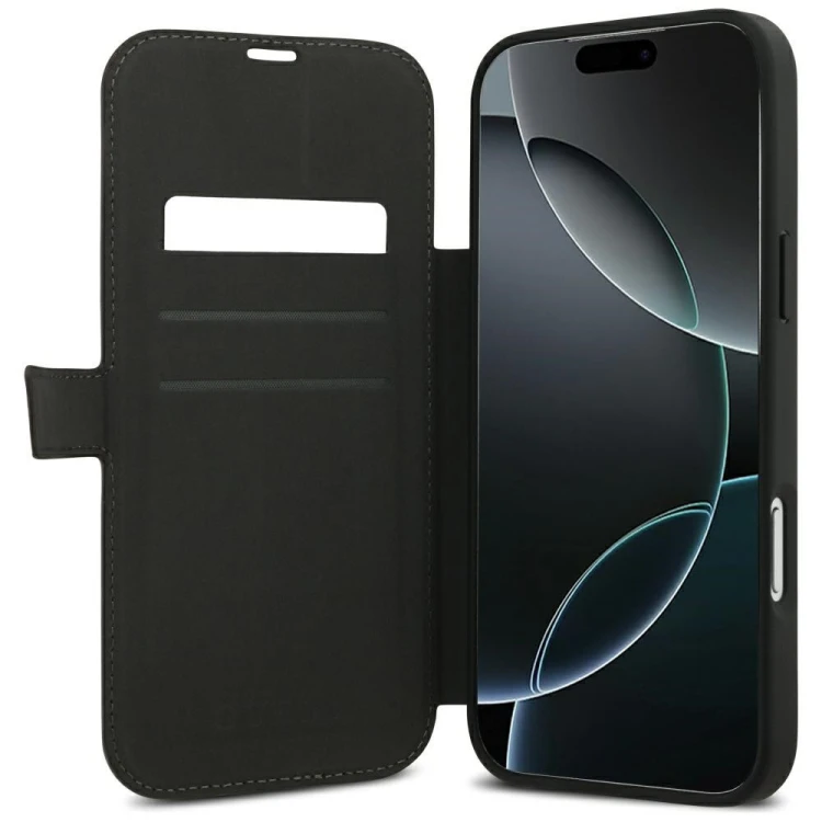 Etui Guess Book 4G Metal Logo do Apple iPhone 18 Pro Max / 17 Pro Max brązowy