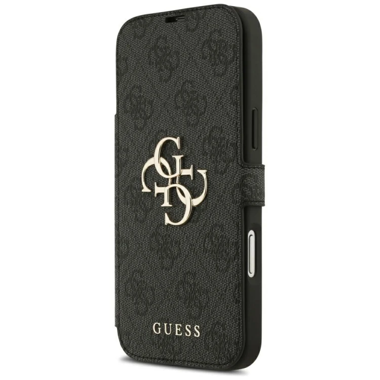 Etui Guess Book 4G Metal Logo do Apple iPhone 18 Pro Max / 17 Pro Max czarny
