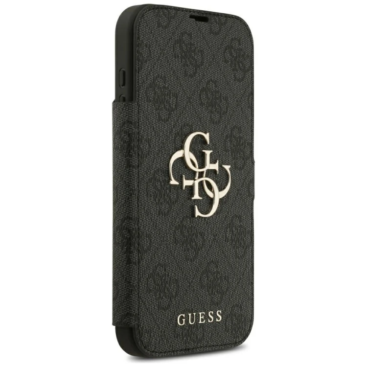 Etui Guess Book 4G Metal Logo do Apple iPhone 18 Pro Max / 17 Pro Max czarny