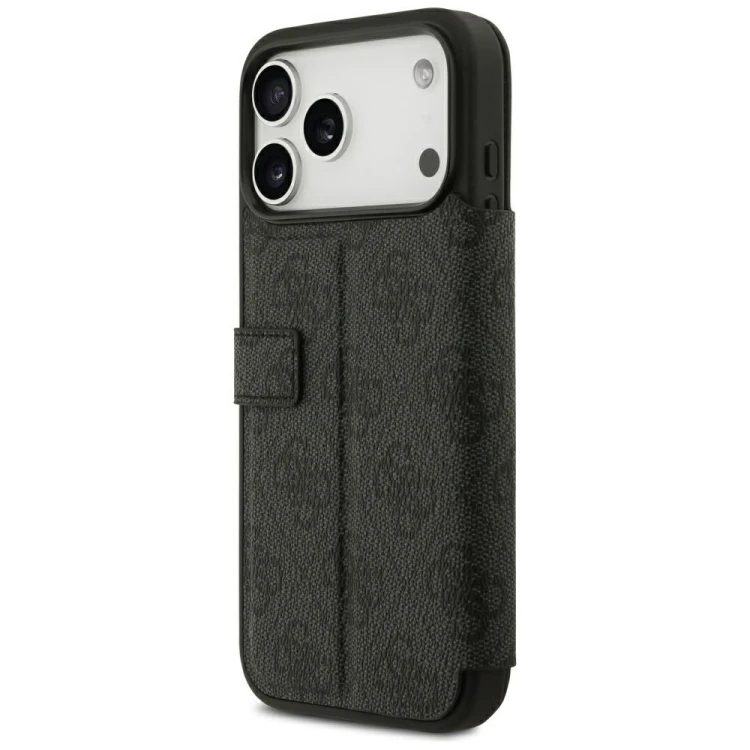 Etui Guess Book 4G Metal Logo do Apple iPhone 18 Pro Max / 17 Pro Max czarny