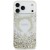 Etui Guess Resin Bottom Glitter MagSafe do Apple iPhone 18 Pro Max / 17 Pro Max złoty