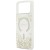 Etui Guess Resin Bottom Glitter MagSafe do Apple iPhone 18 Pro Max / 17 Pro Max złoty