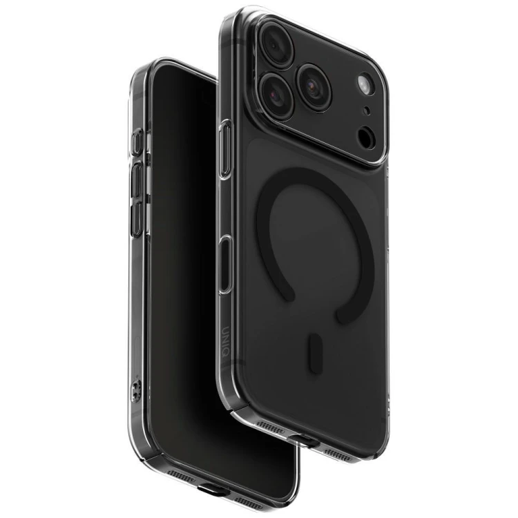 Etui UNIQ Airsuit do Apple iPhone 18 Pro / 17 Pro Magclick Charging czarny