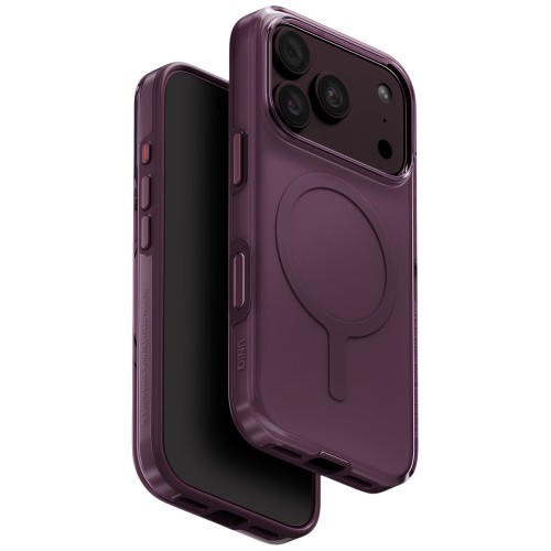 Etui UNIQ Clario do Apple iPhone 18 Pro / 17 Pro Magclick Charging eco fioletowy