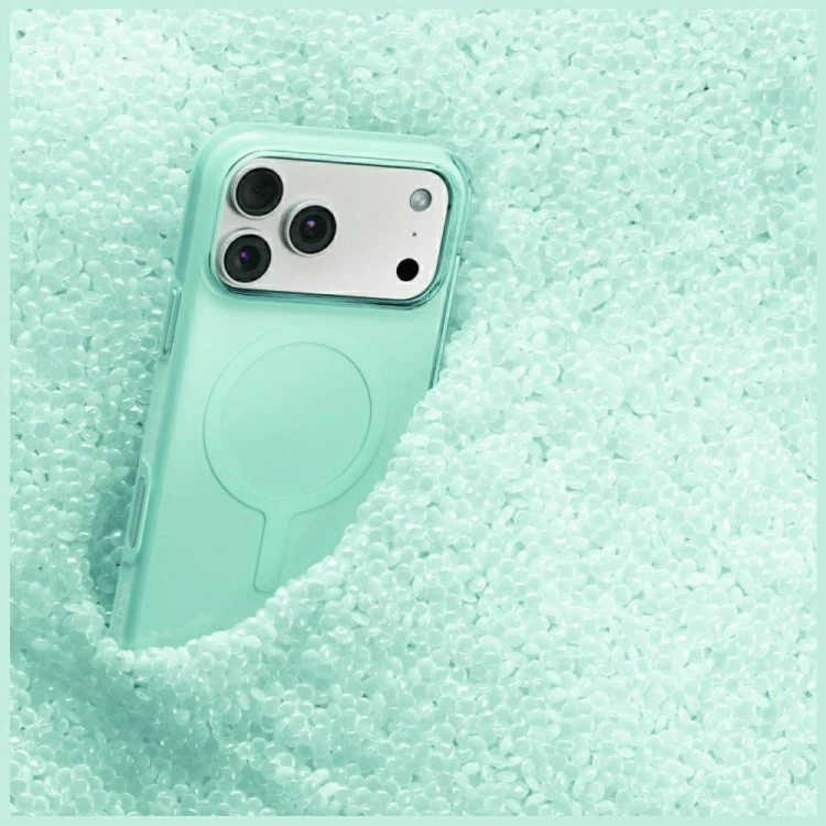 Etui UNIQ Clario do Apple iPhone 18 Pro / 17 Pro Magclick Charging miętowy