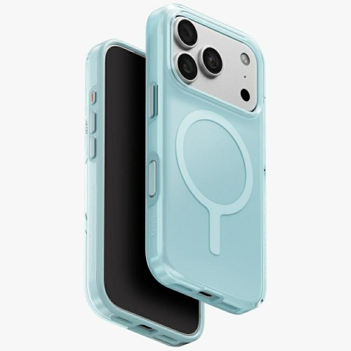 Etui UNIQ Clario do Apple iPhone 18 Pro / 17 Pro Magclick Charging niebieski