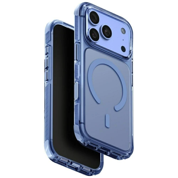 Etui UNIQ Combat do Apple iPhone 18 Pro / 17 Pro Magclick Charging niebieski