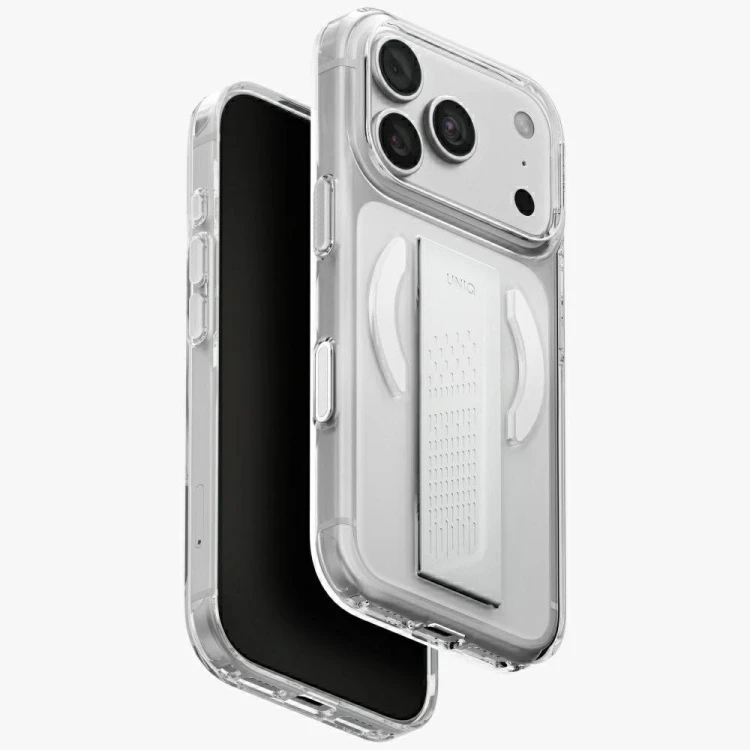 Etui UNIQ Heldro Air do Apple iPhone 18 Pro / 17 Pro Magclick Charging przezroczysty