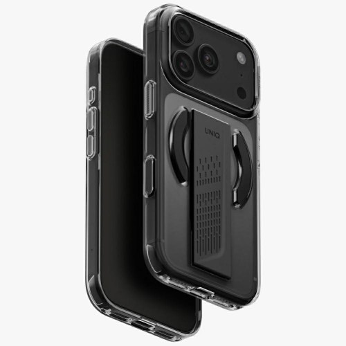 Etui UNIQ Heldro Air do Apple iPhone 18 Pro / 17 Pro Magclick Charging tinted smoke