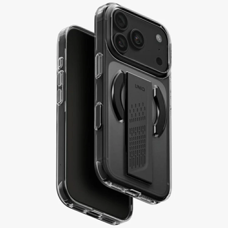 Etui UNIQ Heldro Air do Apple iPhone 18 Pro / 17 Pro Magclick Charging tinted smoke