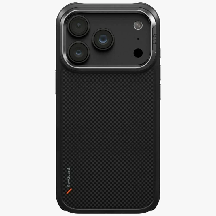 Etui UNIQ Keva do Apple iPhone 18 Pro / 17 Pro Magclick Charging czarny