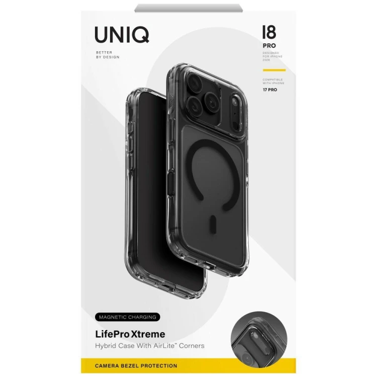 Etui UNIQ Lifepro Xtreme do Apple iPhone 18 Pro / 17 Pro czarny