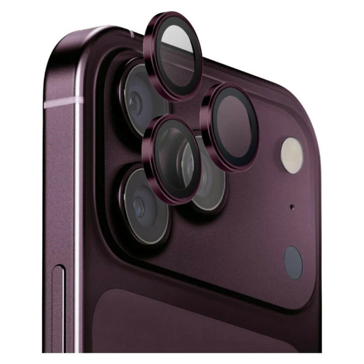 Szkło na obiektyw aparatu UNIQ Optix Aluguard (DX2) Camera Lens Protector do Apple iPhone 18 Pro / i