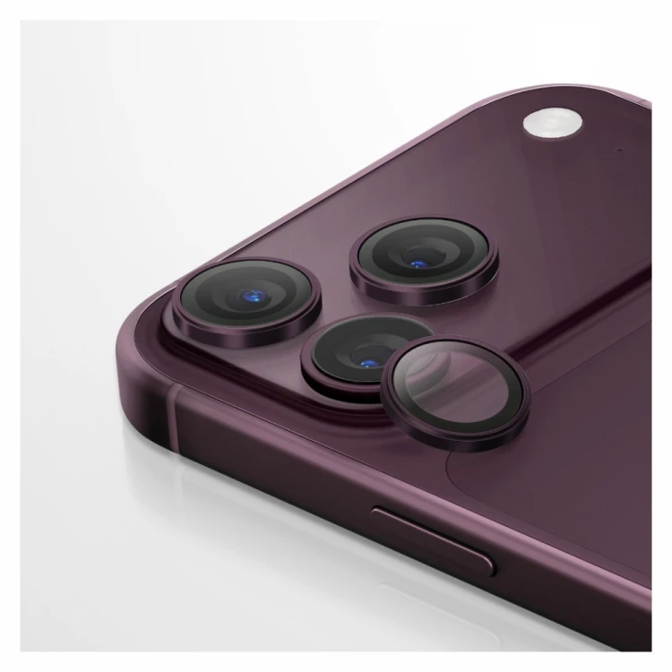 Szkło na obiektyw aparatu UNIQ Optix Aluguard (DX2) Camera Lens Protector do Apple iPhone 18 Pro / i