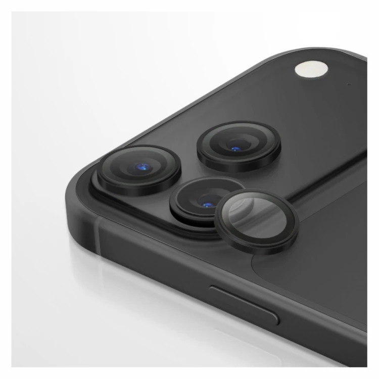 Szkło na obiektyw aparatu UNIQ Optix Aluguard (DX2) Camera Lens Protector do Apple iPhone 18 Pro / i