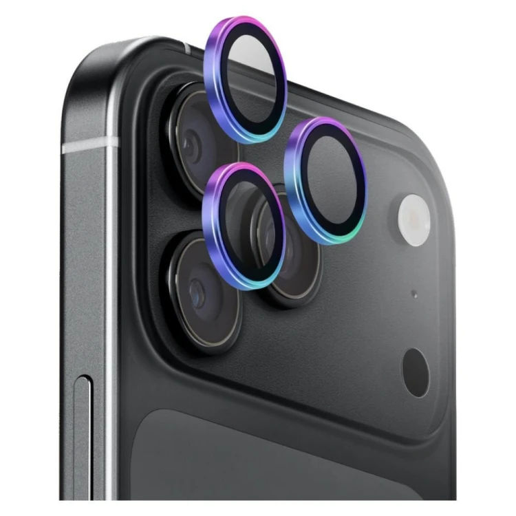 Szkło na obiektyw aparatu UNIQ Optix Aluguard (DX2) Camera Lens Protector do Apple iPhone 18 Pro / i