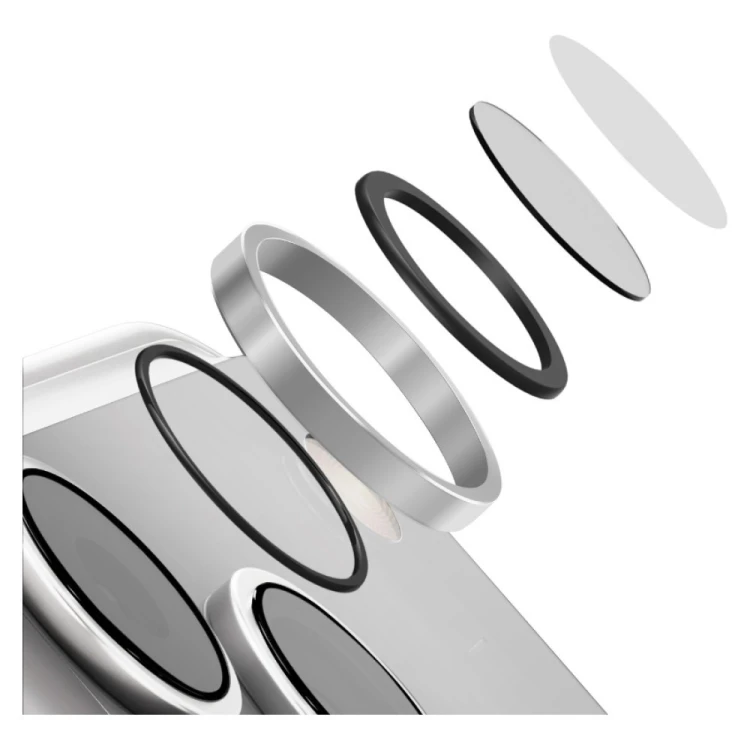 Szkło na obiektyw aparatu UNIQ Optix Aluguard (DX2) Camera Lens Protector do Apple iPhone 18 Pro / i