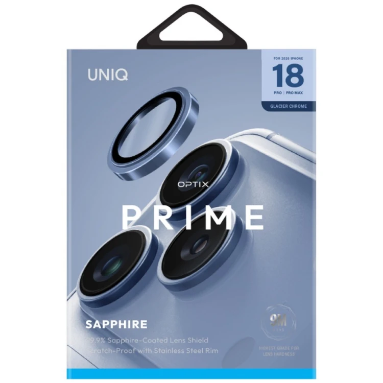 Szkło na obiektyw aparatu UNIQ Optix Prime Camera Lens Protector do Apple iPhone 18 Pro / iPhone 18 