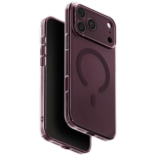 Etui UNIQ Airsuit do Apple iPhone 18 Pro Max / 17 Pro Max Magclick Charging burgundowy
