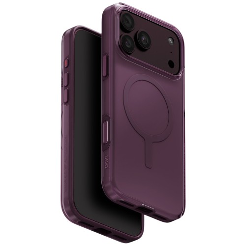 Etui UNIQ Clario do Apple iPhone 18 Pro Max / 17 Pro Max Magclick Charging eco fioletowy