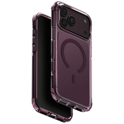 Etui UNIQ Combat do Apple iPhone 18 Pro Max / 17 Pro Max Magclick Charging burgundowy