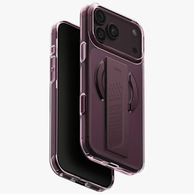 Etui UNIQ Heldro Air do Apple iPhone 18 Pro Max / 17 Pro Max Magclick Charging burgundowy