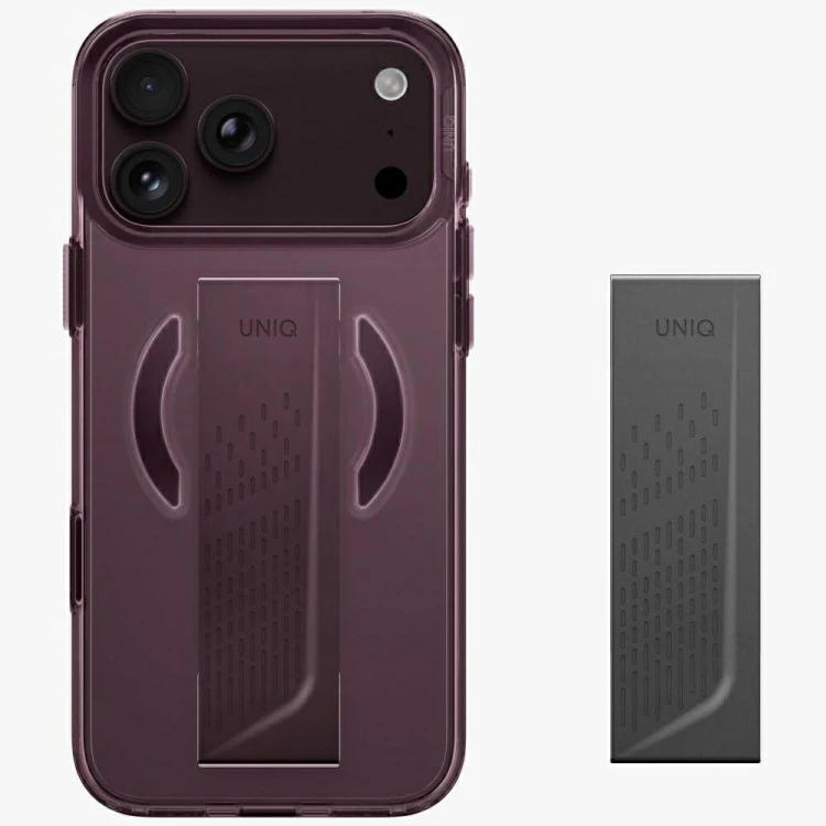 Etui UNIQ Heldro Air do Apple iPhone 18 Pro Max / 17 Pro Max Magclick Charging burgundowy