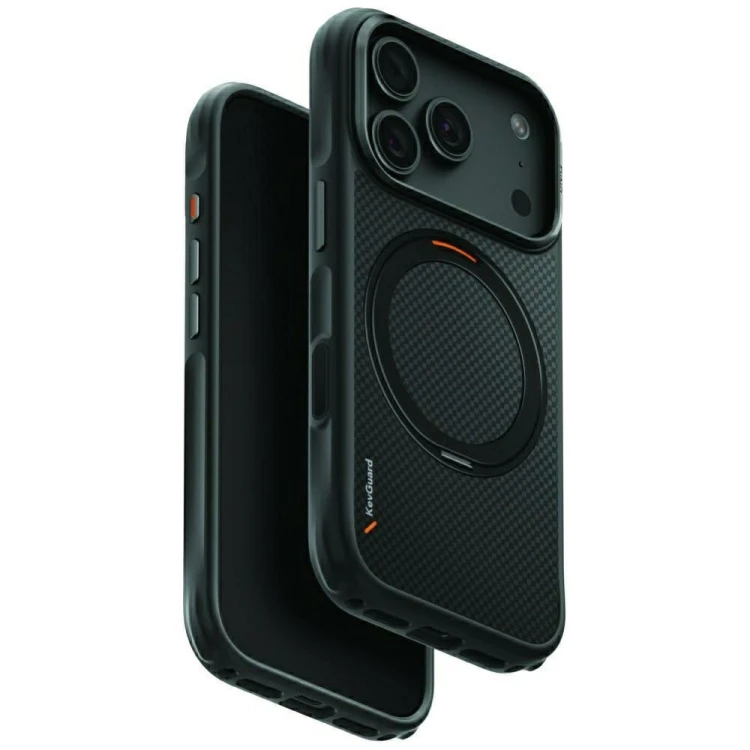 Etui UNIQ Keva Mov do Apple iPhone 18 Pro / iPhone 17 Pro Magclick Charging czarny