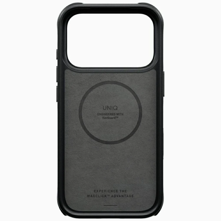 Etui UNIQ Keva Mov do Apple iPhone 18 Pro / iPhone 17 Pro Magclick Charging czarny