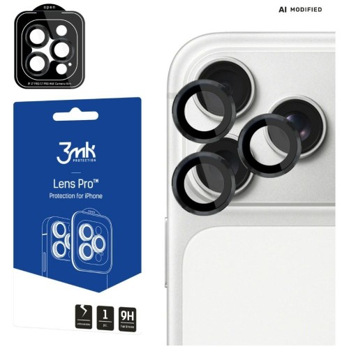 Ochrona na obiektyw aparatu 3MK Lens Protection Pro do Apple iPhone 18 Pro / 18 Pro Max czarny