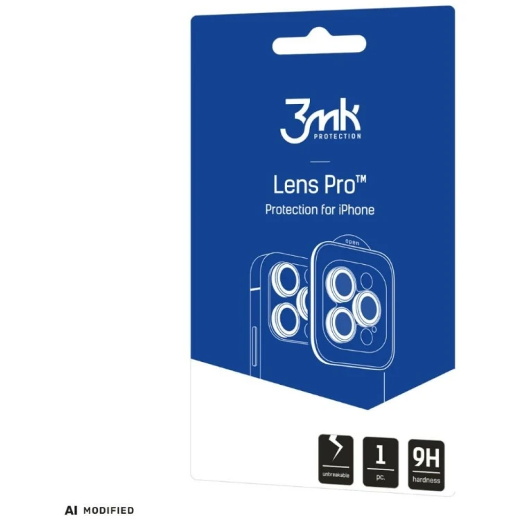 Ochrona na obiektyw aparatu 3MK Lens Protection Pro do Apple iPhone 18 Pro / 18 Pro Max czarny