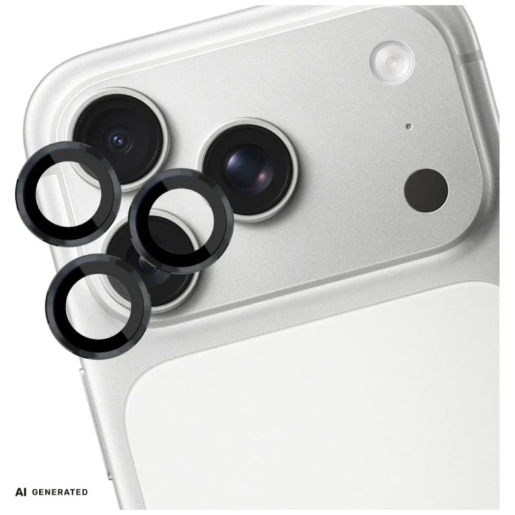 Ochrona na obiektyw aparatu 3MK Lens Protection Pro do Apple iPhone 18 Pro / 18 Pro Max czarny