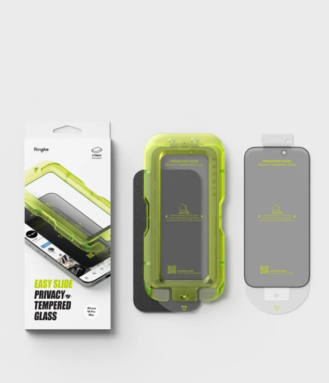 Szkło prywatyzujące Ringke Easy Slide do Apple iPhone 18 Pro Max Privacy [2 PACK]