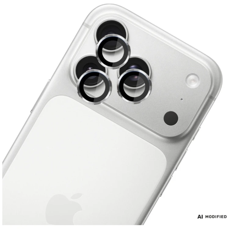 Ochrona na obiektyw aparatu 3MK Lens Protection Pro do Apple iPhone 18 Pro / 18 Pro Max srebrny