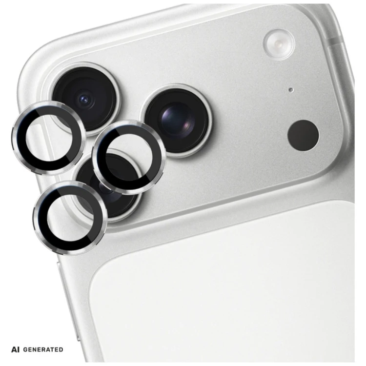 Ochrona na obiektyw aparatu 3MK Lens Protection Pro do Apple iPhone 18 Pro / 18 Pro Max srebrny