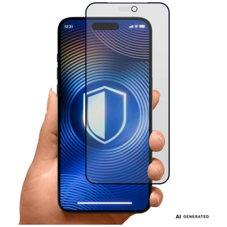 Szkło hartowane 3MK HardGlass Matt Max do Apple iPhone 18 Pro