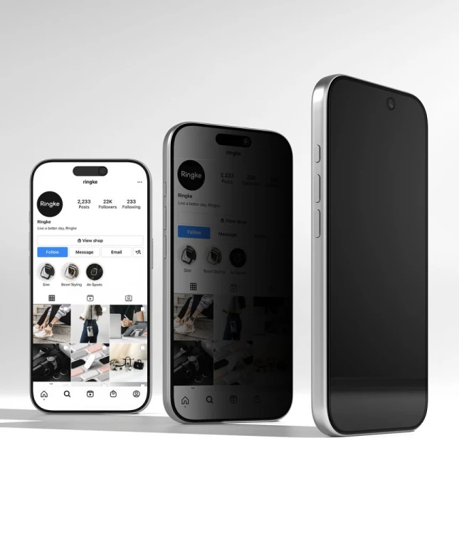 Szkło prywatyzujące Ringke Easy Slide do Apple iPhone 18 Pro Privacy [2 PACK]