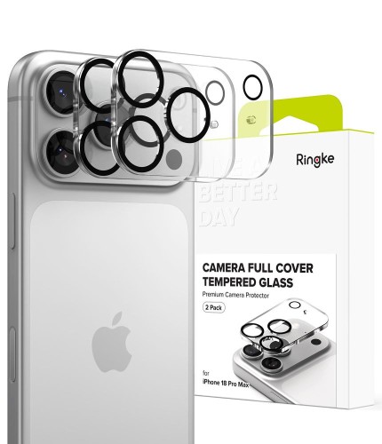 Osłona aparatu Ringke Camera Full Cover do Apple iPhone 18 Pro Max Black [2 PACK]