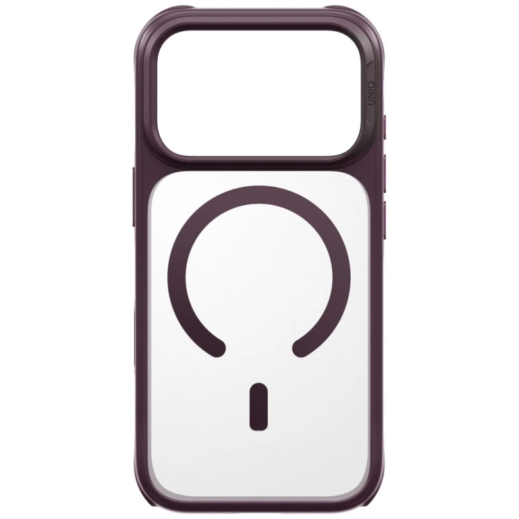 Etui UNIQ Veren do Apple iPhone 18 Pro / 17 Pro MagClick Charging burgundowy