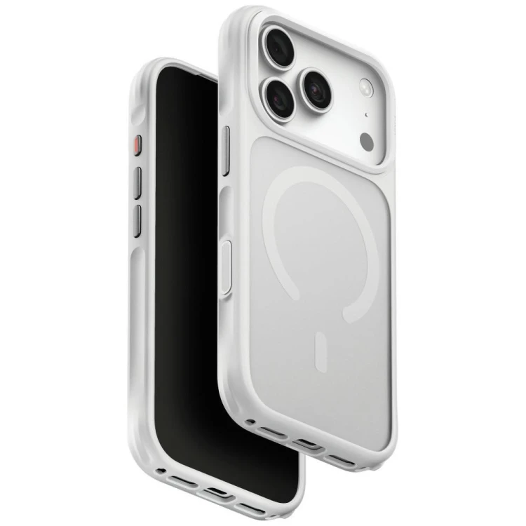 Etui UNIQ Veren do Apple iPhone 18 Pro / 17 Pro MagClick Charging chalk frost