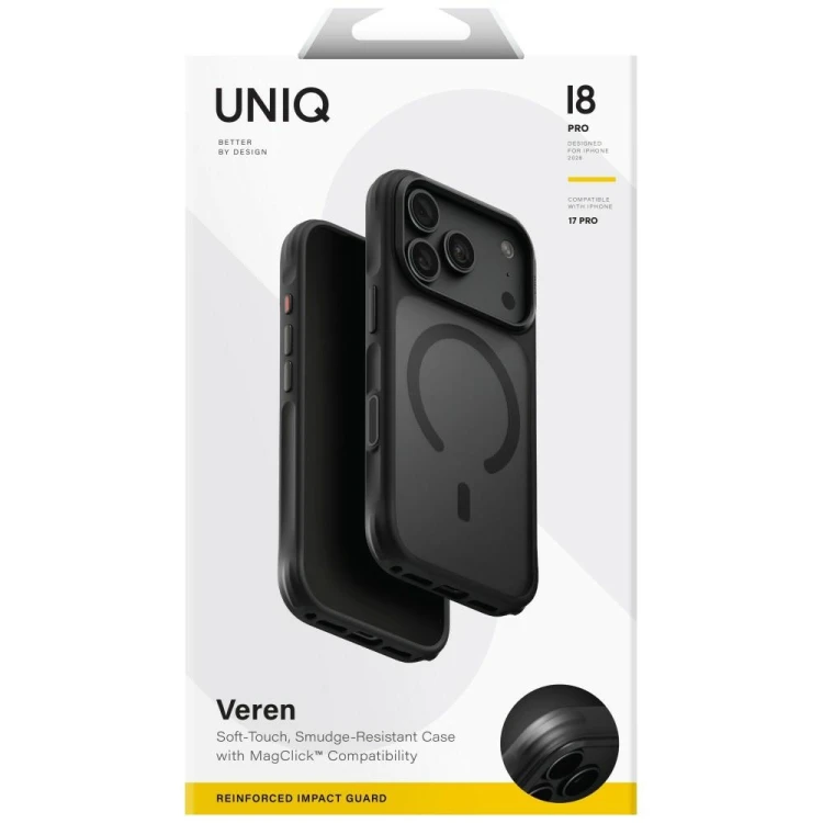 Etui UNIQ Veren do Apple iPhone 18 Pro Max / 17 Pro Max MagClick Charging chalk frost