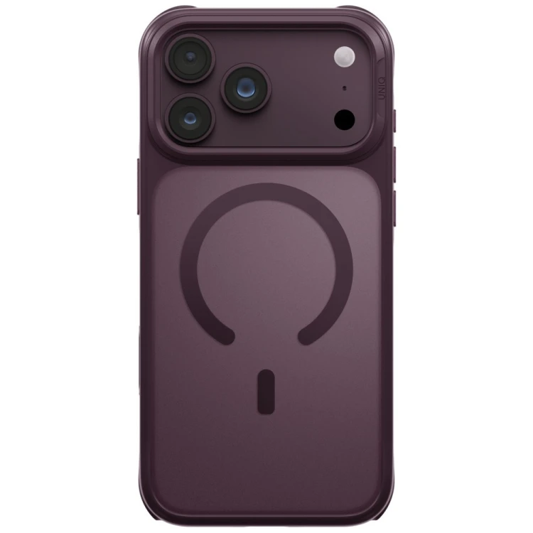 Etui UNIQ Veren do Apple iPhone 18 Pro Max / 17 Pro Max MagClick Charging burgundowy
