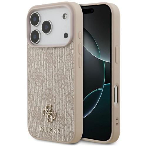 Etui Guess 4G Small Classic Logo MagSafe do Apple iPhone 18 Pro / 17 Pro różowy