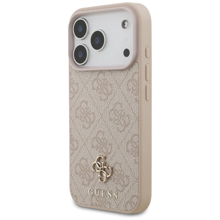 Etui Guess 4G Small Classic Logo MagSafe do Apple iPhone 18 Pro / 17 Pro różowy